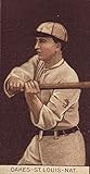 Rebel Oakes, St. Louis Cardinals, Baseball Card Portrait Canvas Wall Art (20″ x 30″)