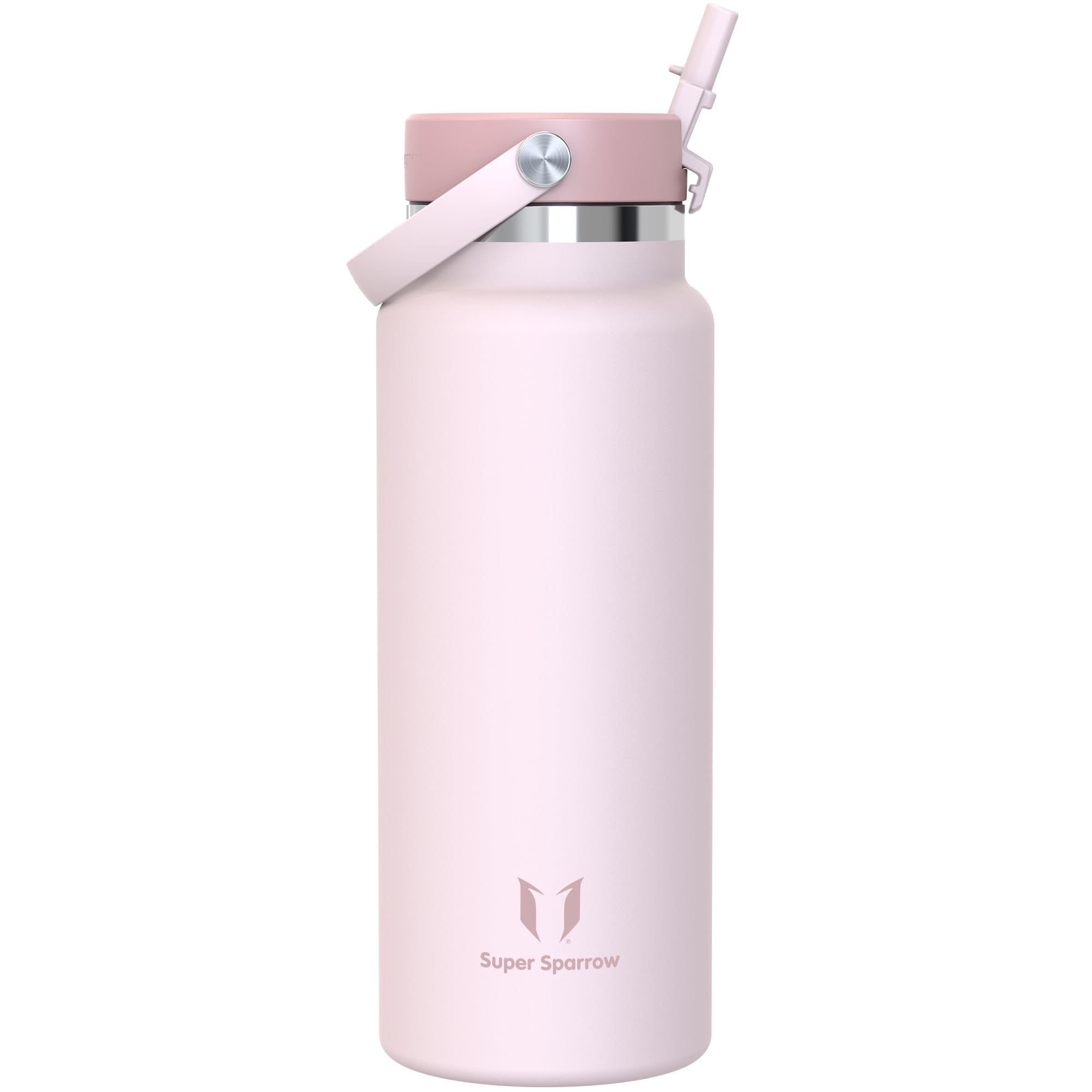 Sparrow SwivelSip Botella Termica - Botella Agua Acero Inoxidable Boca Ancha con Pajita - 750ml - Sin BPA y Antifugas - para Deporte, Gimnasio, Oficina, Yoga, Ciclismo — view 54