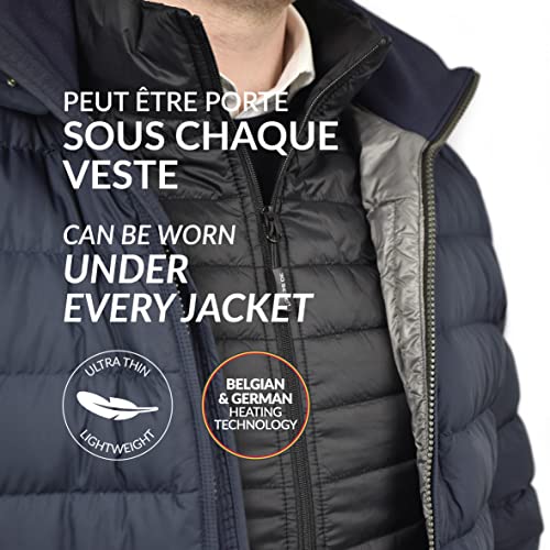Veste chauffante sans manches gilet thermique kaki femme XS 30seven vêtement ajusté efficace - 6