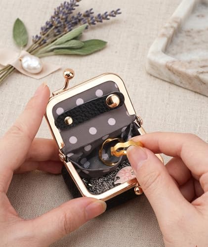 Image of Ring Box Organizer, Portable Mini Jewellery Storage Box with Secure Lock, Travel Jewelry Case for Earrings and Necklaces, Elegant Black PU Jewelry Organizer Box