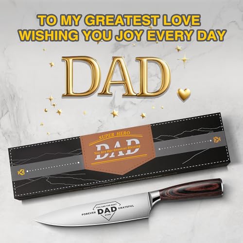 Plys Gifts for Dad Birthday Gift: Gifts for People who Love to Cook Christmas Gifts for Dad Kitchen Chef Knife Presents for Father - Image 5