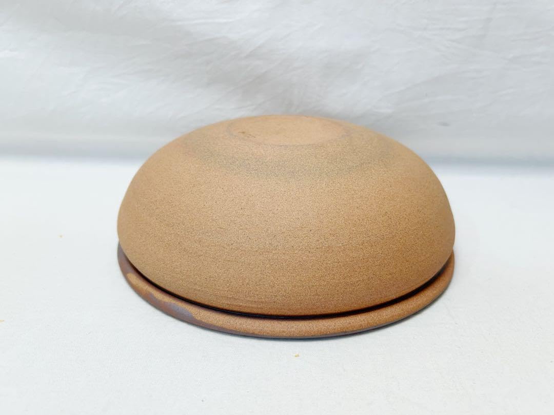Amazon.co.jp: 茶道具 南蛮 灰器 黄の瀬窯 陶印 共布 共箱 : ホーム