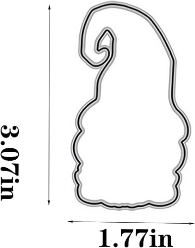 Miniatura 2 de Juego de sellos y troqueles transparentes de gnomo de otoño para hacer tarjetas, plantillas cortadas para álbumes de recortes, álbum de fotos, papel