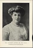 Lillian Russell Youngest Stage Actress Beauty 1909 antique historic print