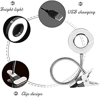 Vista 4 de Salmue Lámpara de belleza USB – Luz de ojos LED USB portátil permanente – Lámpara de pestañas de belleza de cejas para salón estético SPA