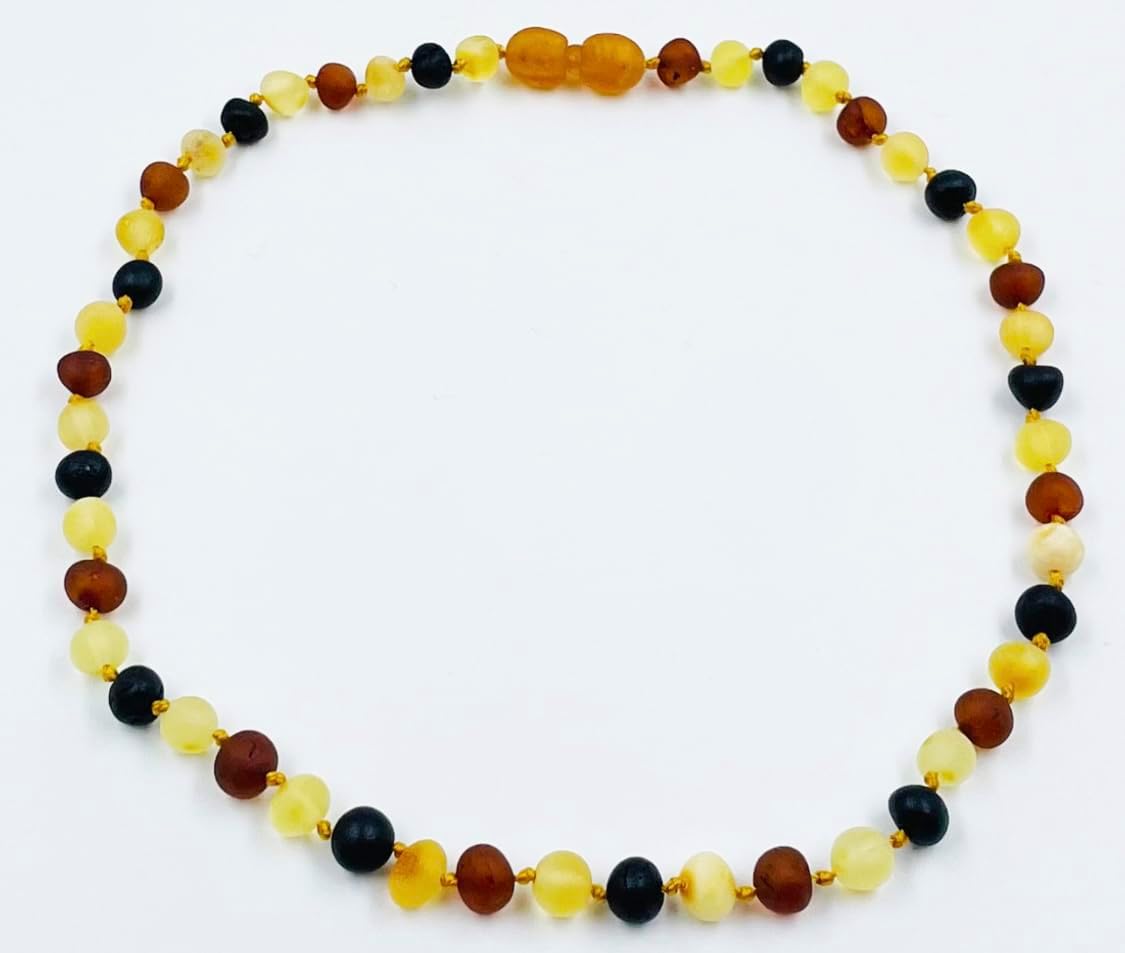 Authentic Raw Baltic Amber Necklace – Certified 12.5 Inches Unisex Jewelry – Genuine Baltic Sea Amber Beads – Handmade Real Amber Gift - Image 5