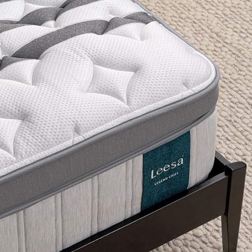 Image of Leesa Legend Chill, Queen Size /CertiPUR-US Certified Foam /with Organic Cotton Mattress Cover / 120-Night Trial,White