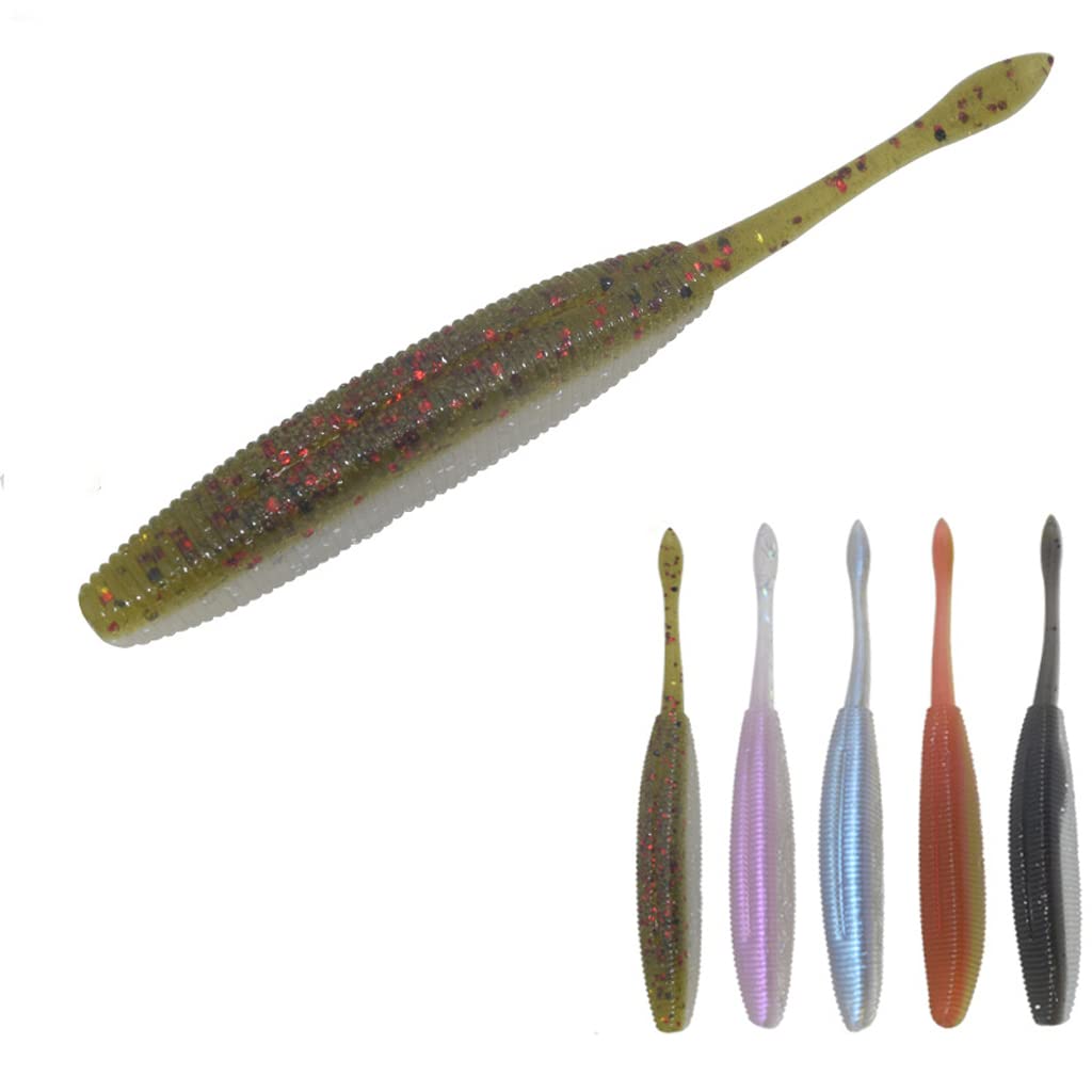 10 Mini Minnow Esche Da Pesca – Multicolore Per Bass E Mare (1.5g Cadauna)