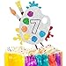 7th Slime Cake Topper - Art Themed Palette Painting Graffi Boy Girl Happy Birthday Party Decorations Supplies - Seven Years Old Birthday Cake Decor