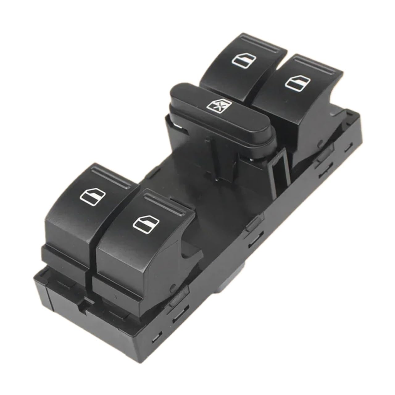 Ufitidu One Color Window Regulator For Mk5 Mk6 For Passat For B6 For Cc For Seat For Leon Mk2 Electric Power Window Switch Red 1K4959857 5Nd959857 5K4959857(Driver)