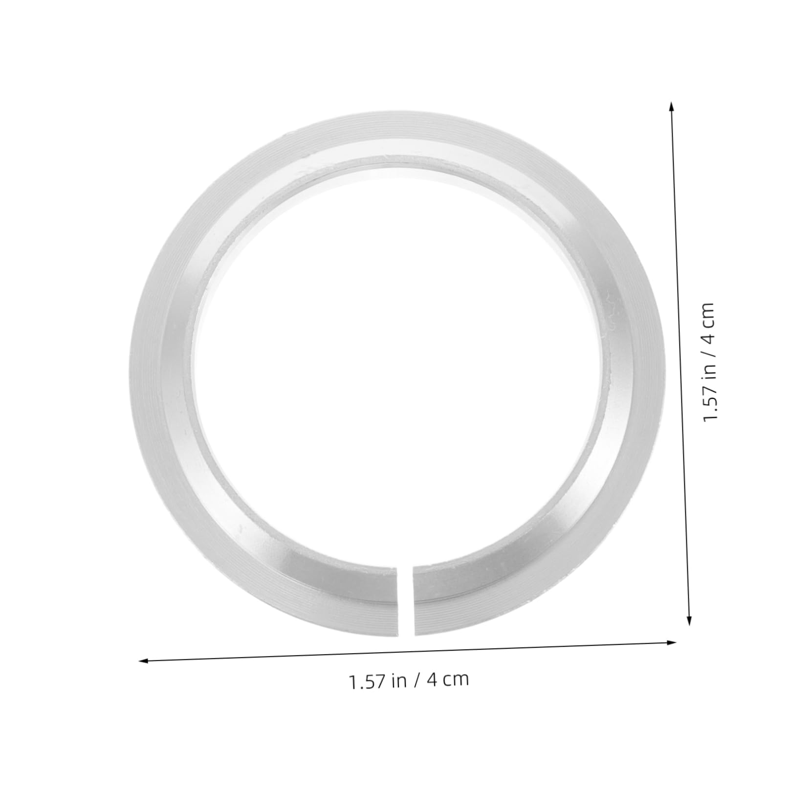 GOOHOCHY Metal Bike Headset Spacer Compatibility for Mountain Road Bikes Elegant Design Oil Leak Prevention Attractive Finish Sleek Appearance for Stem Installation Replacement