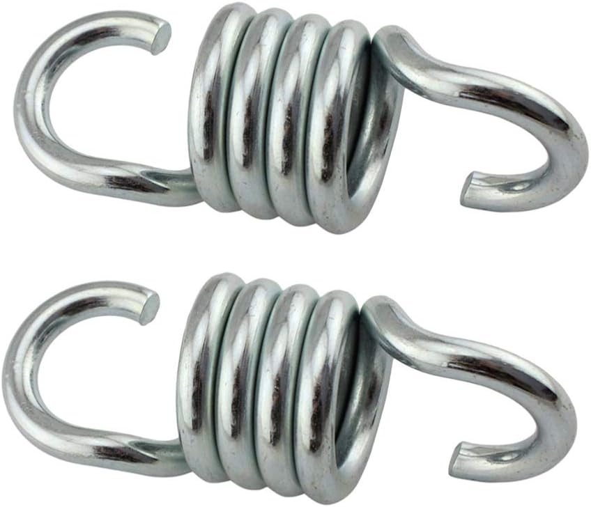 Happyyami 2pcs Heavy Duty Stainless Steel for Hammock Chairs Dual Swivel Hooks for Porch Patio Indoor Use Low Noise Secure Clip Resistant