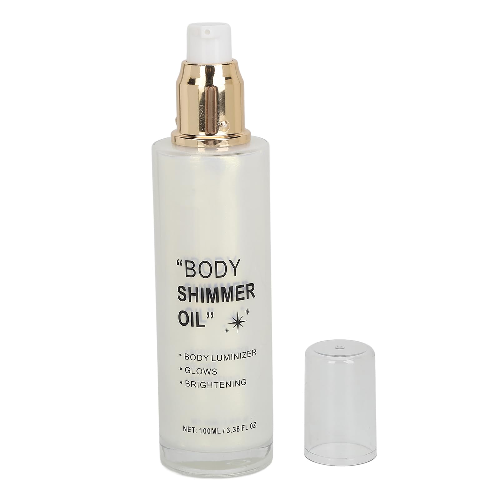 Aceite Corporal Brillante, Brillo Corporal Hidratante, Aceite con Brillo Corporal, Líquido para Resaltar el Brillo, 100 Ml para el Contorno del Brazo, la Pierna y la Cara, Día de