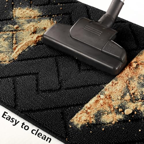 Image of hicorfe Kitchen Runner Rug,24 inchx79 inch+20 inchx48 inch Kitchen Set,Non-Slip Kitchen Mat