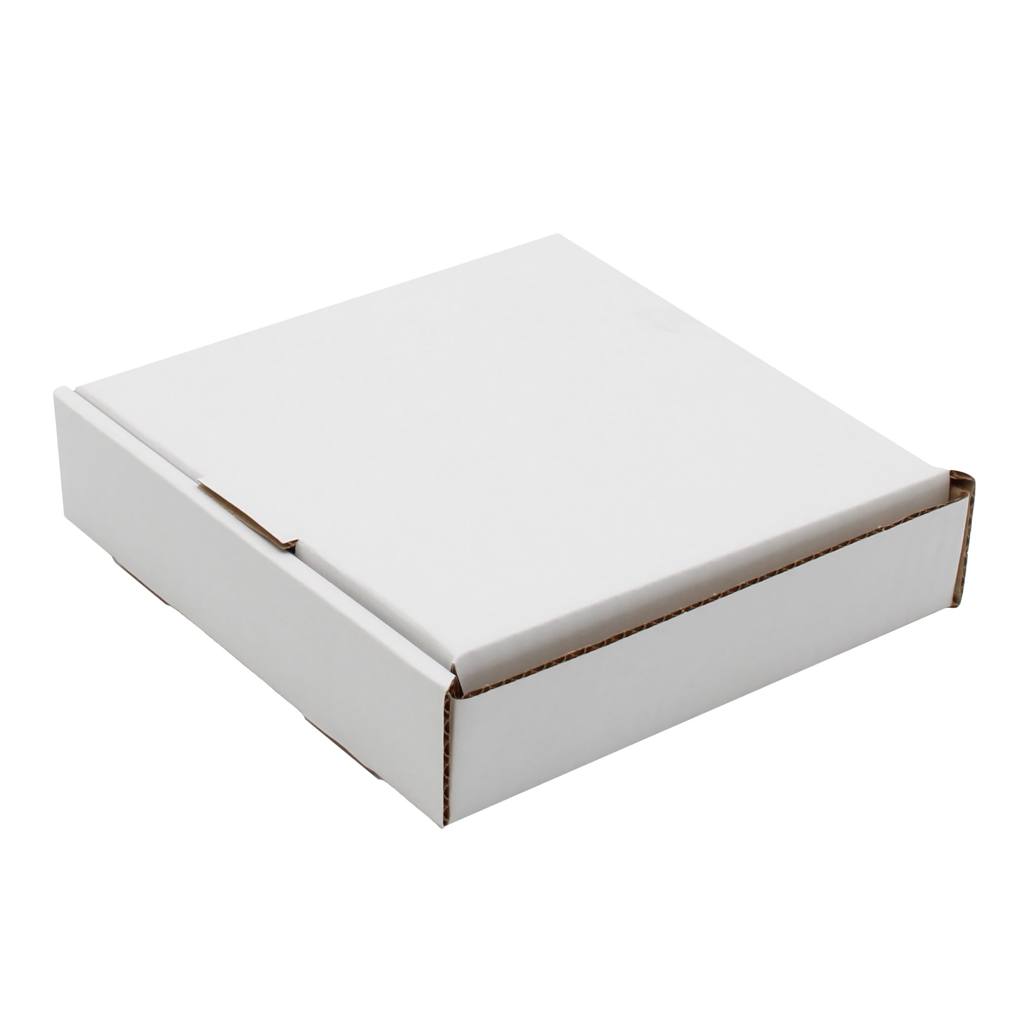 SelfHold Boxes2Go 50x Pizza Style Postal Box (White) (18") - Ideal For Large Pizzas & Takeaways, Bakery & Catering, Postal & E-commerce Packaging, Board Games & Gifts, and Etc! (No Tape Needed)
