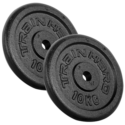 Train Hard® Hantelscheiben Set, 5/10/15/20/30/40/50/60kg,30/31mm Bohrung,...
