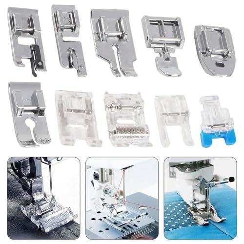 Set de 12 pies para máquina de coser multitarea miniatura 6
