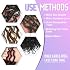 Curly Crochet Hair 30Inch 2 Packs Deep Wave Crochet Hair with Crochet Hook, Long Ocean Wave Braiding Hair for Women, Synthetic Hair Curly Braiding Hair Extensions Light Brown(27#)