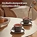 Imagen de Cosumy Set de 4 Tazas de Espresso con Platillos