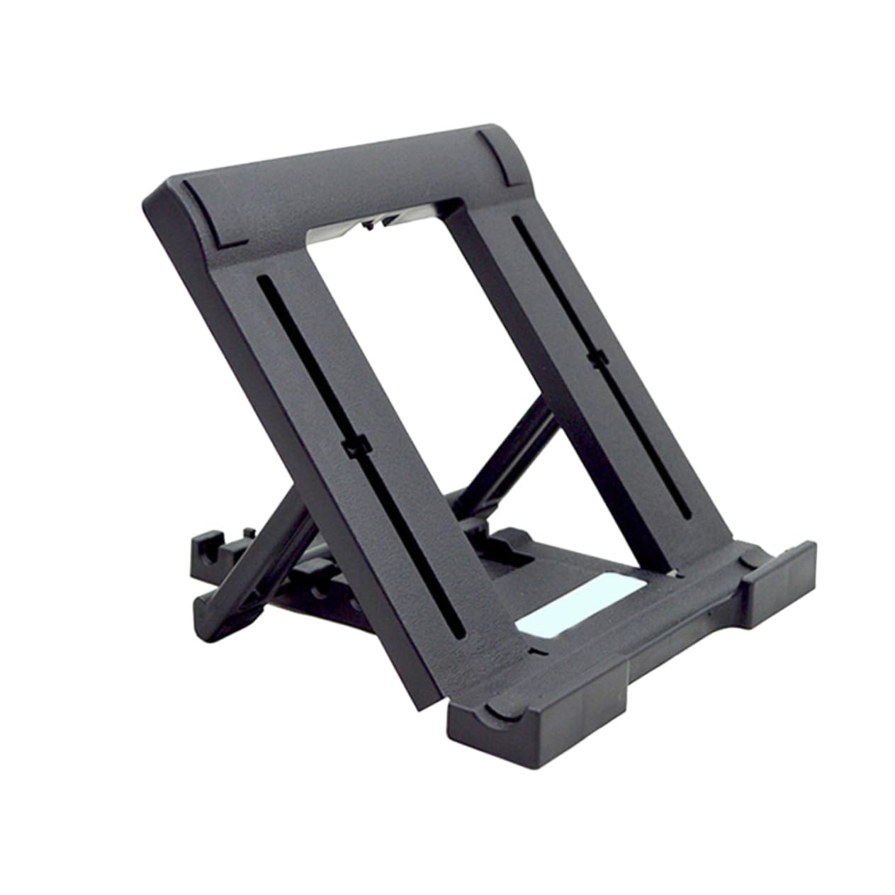 Gatuida Adjustable Mini Folding Tablet Holder Bracket Portable Laptop Mount Stand for Horizontal and Vertical Use Black Tablet