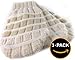 Bath Mitt Set of 3 for Body & Face | Natural Cotton Fibers for Gently Exfoliating Skin | Regenerate Smooth Clean Skin Improve Circulation
