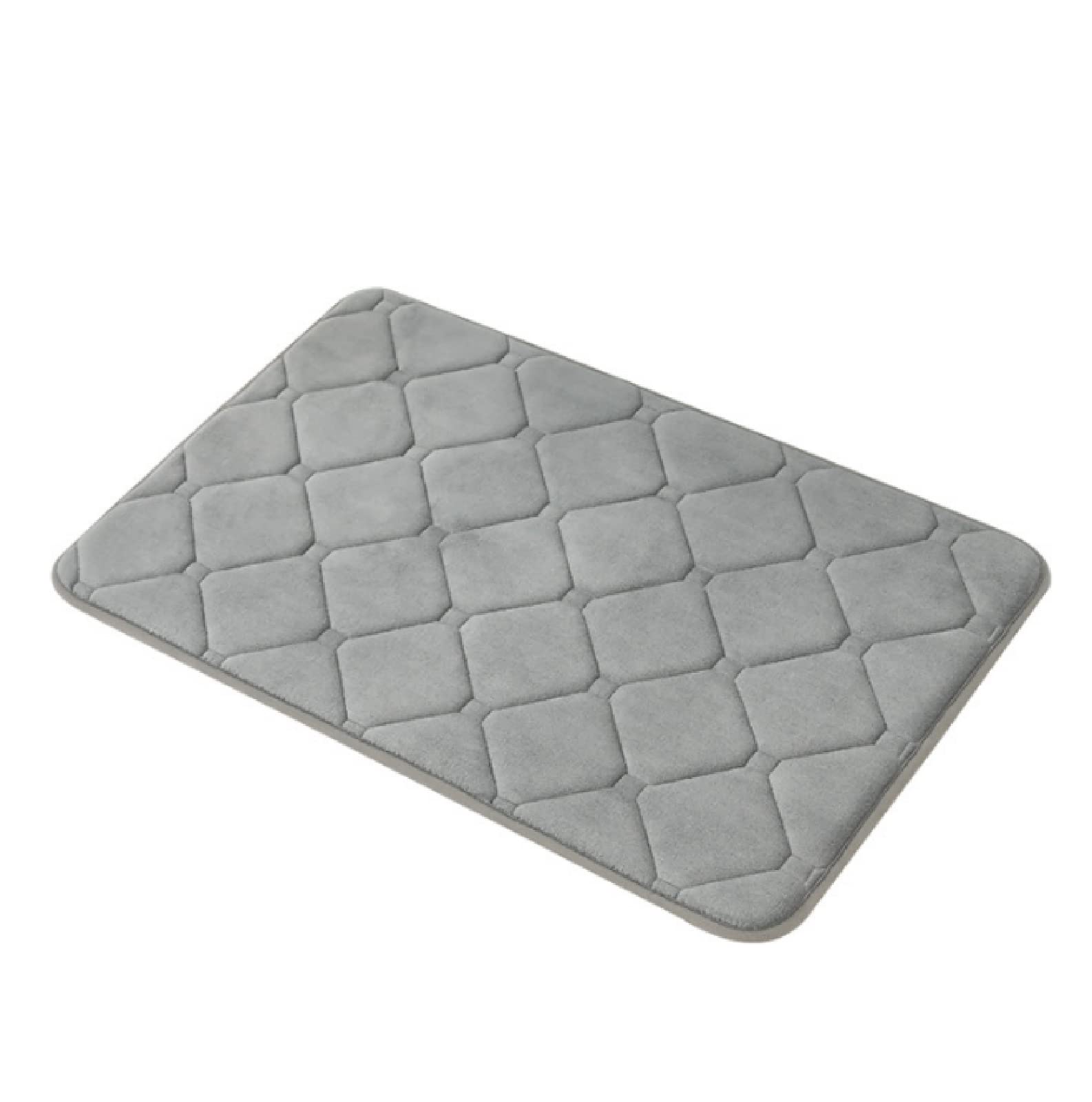 Memory Foam Badvorleger, saugfähig, super gemütlich, Badezimmerteppich, Badematte, 60 x 90 cm