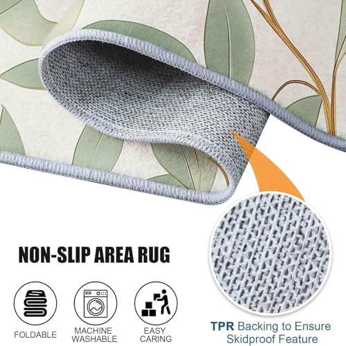 Tapis doux à poils courts 190x250 grand tapis de chambre lavable