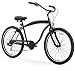 sixthreezero Men's In The Barrel 26-Inch Beach Cruiser Bicycle, 7 Speed, Matte Black