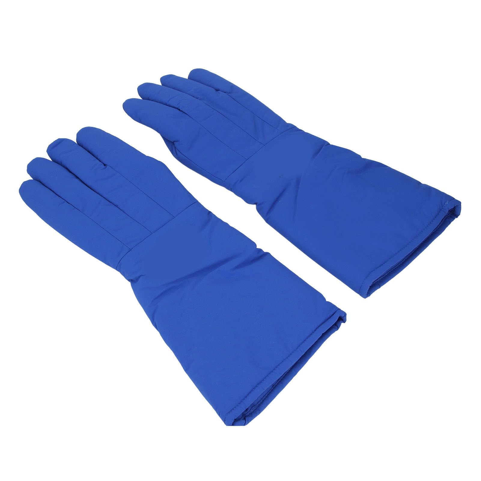 Guanti antigelo Guanti resistenti al freddo a bassa temperatura 48 cm Pelle bovina a 3 strati per laboratorio Azoto liquido Manipolazione di ghiaccio secco Congelamento