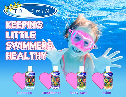 Triswim Kids Scented Shampoo After- Swimmer Hair Care, Chlorine Removal, Dandruff Symptoms And Dry Scalp Relief #TOP3