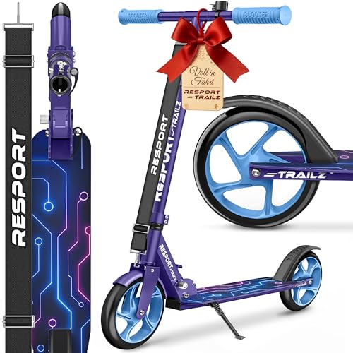 RE:SPORT® Cityroller für Kinder & Erwachsene mit Klingel &...