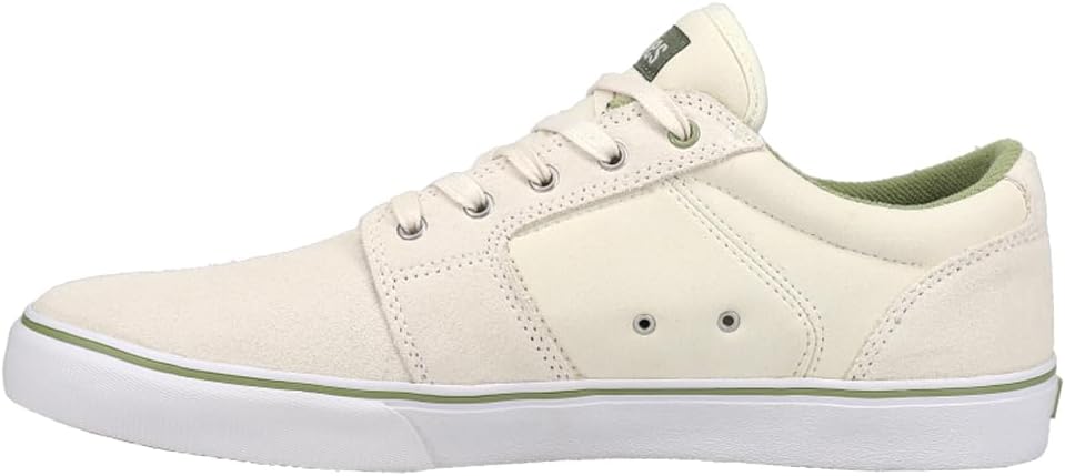 Etnies Men's Barge LS Low Top Skate Shoe, White/Green, 9.5
