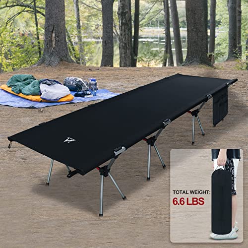 Sunriseland Camping Cot For Adults 2 Height Folding Lightweight Portable Heavy Duty 330Lbs Compact Durable Tent Sleeping Cots Bed For Outdoor Backpacking Hiking Traveling Rv Beach Easy Setup #TOP7