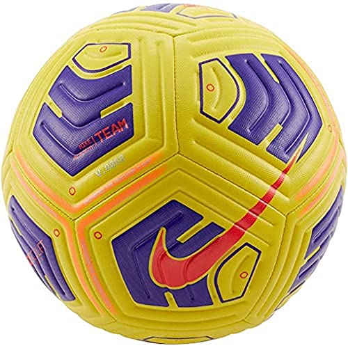 NIKE Academy, Balón Unisex Adulto, Amarillo/violeta/brillante, 5