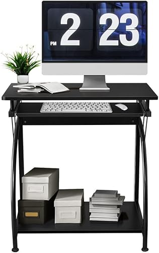 Miniatura 4 de CZDYUF Computer Desks PC Laptop Desks Learning Workstations Home Office Furniture Black