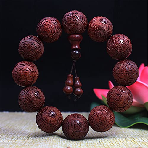 Wu Lou feng shui richesse en bois de santal pour attirer la chance et l'argent