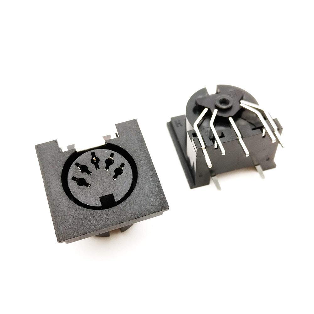 50Pcs PCB Panel Mount MIDI Female DIN5 DIN 5-Pin Jack