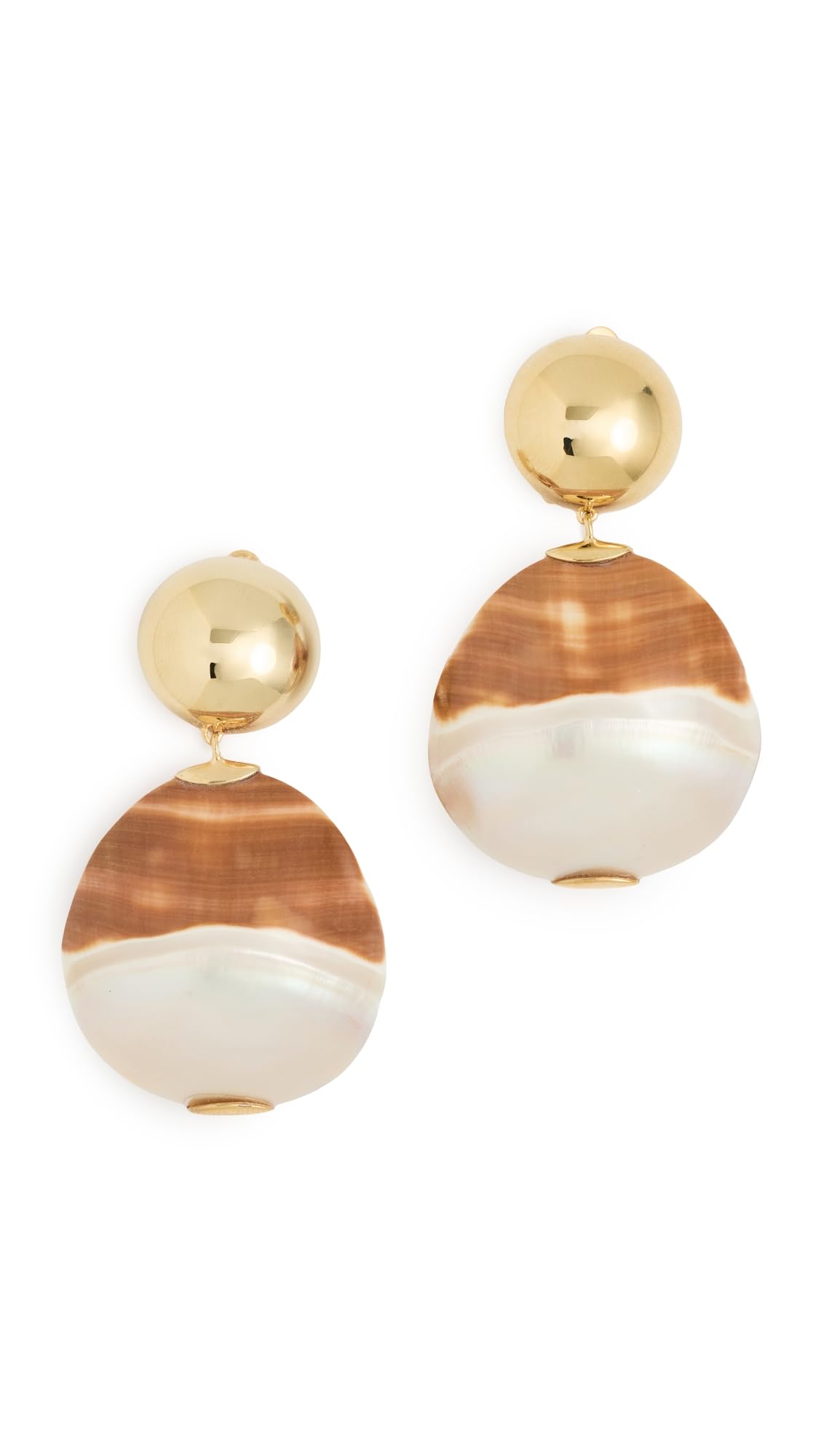 Lizzie Fortunato Women's Rodan Pearl Earrings In Tigre