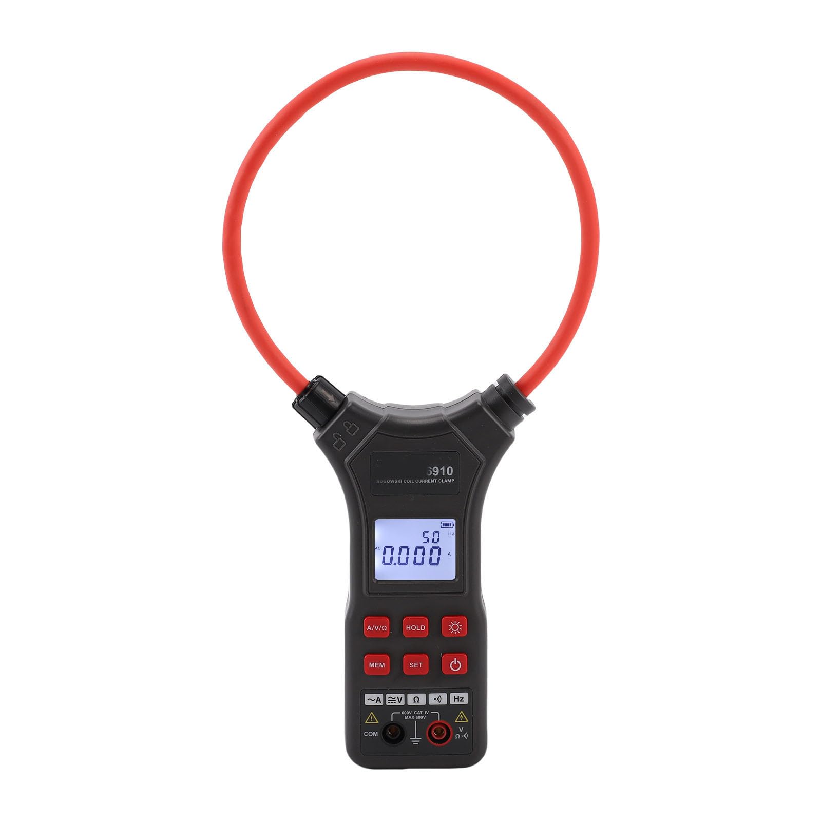 Kadimendium Elastyczny Amperomierz Cęgowy True RMS 10000A 750 V AC Tester Napięcia do Okablowania i Prac Elektrycznych 1 Jednostka