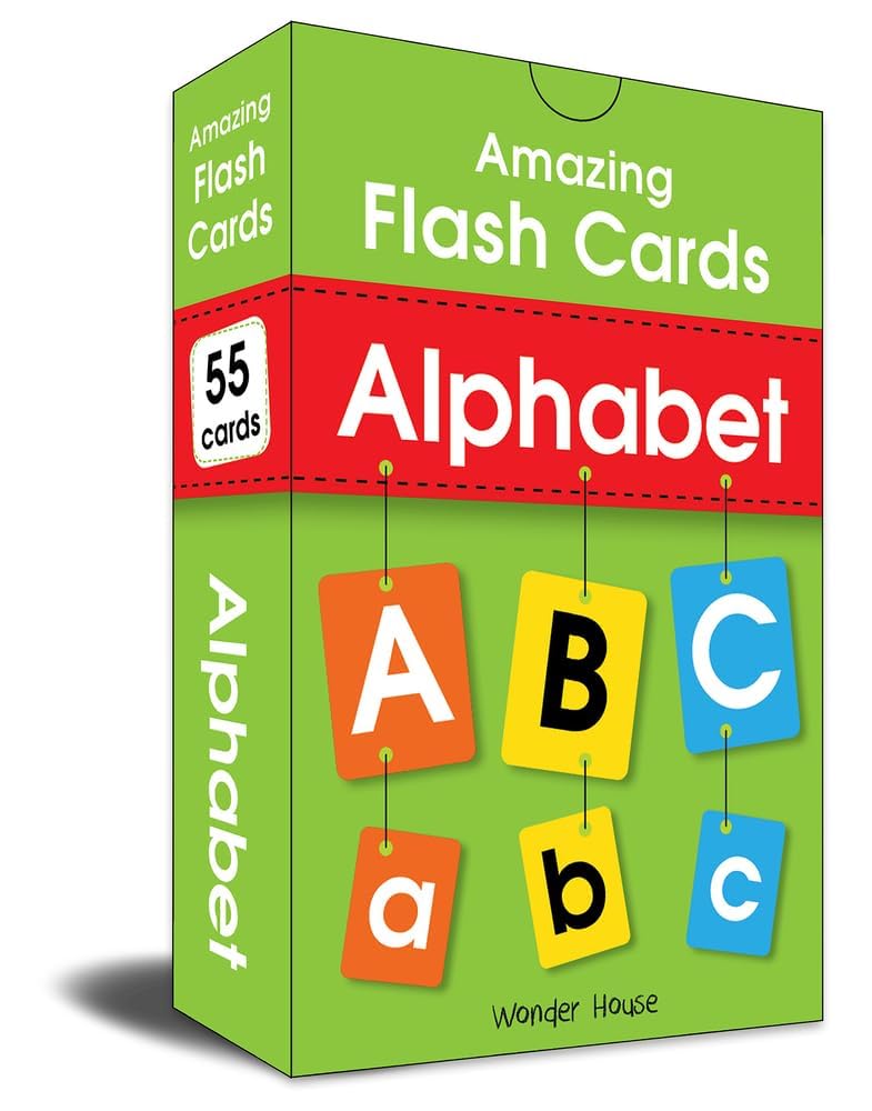 Amazing Flash Cards Alphabet: Early Development of Preschool Toddler (55 Cards) Card Book – 1 January 2019