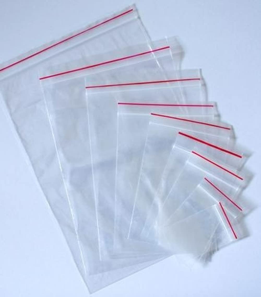100 Sacchetti Di Plastica Con Cerniera - Sigillanti, Spessori 100 Sacchetti Di Plastica Con Cerniera - Sigillanti, Spessori
