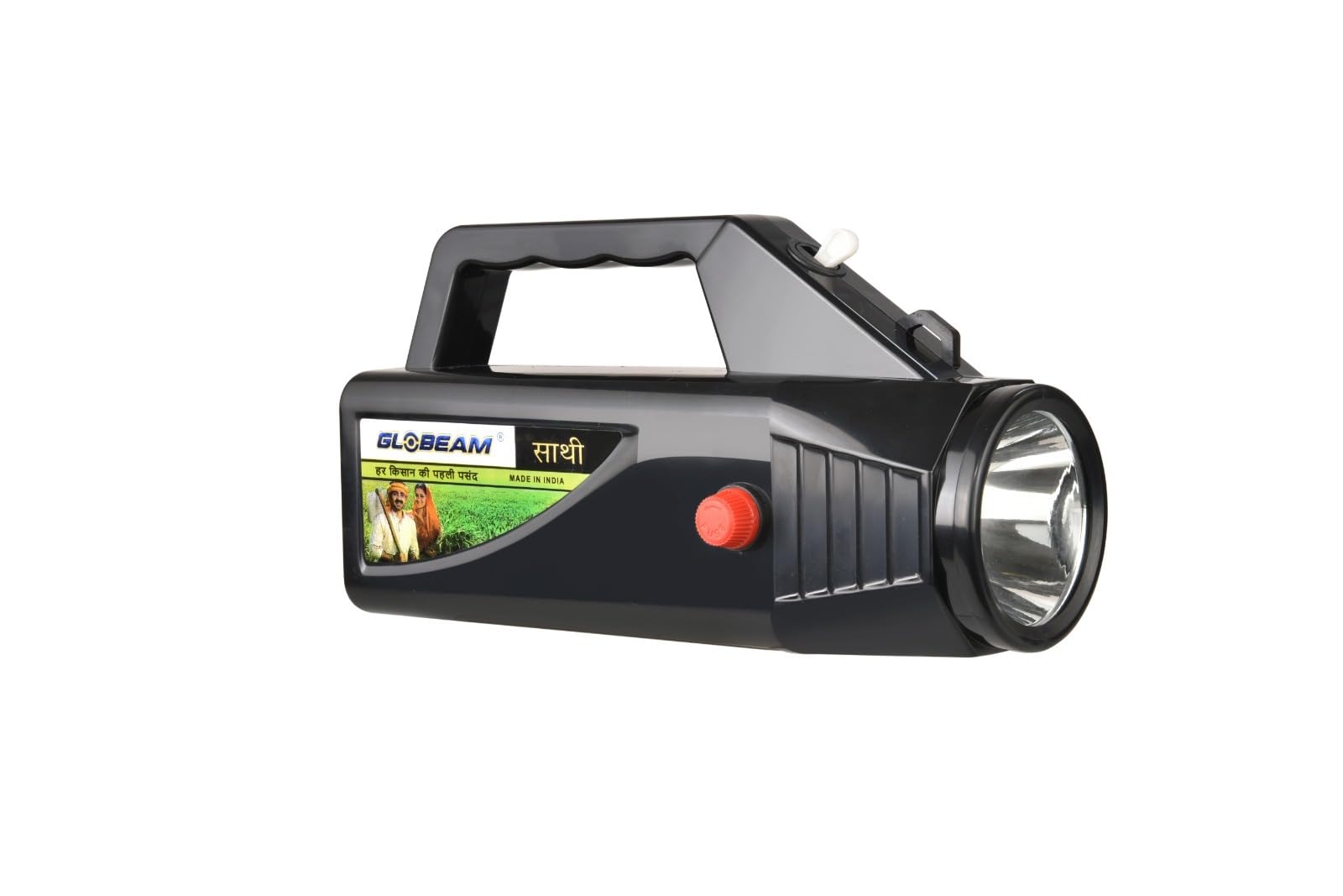 GLOBEAM Saathi Torch Charging Emergency Light with 4500 mAh Battery with Long Range Distance Light for Farmers, Villagers, ABS Plastic_Black (B0CTHTHPRG) Amazon Price History, Amazon Price Tracker