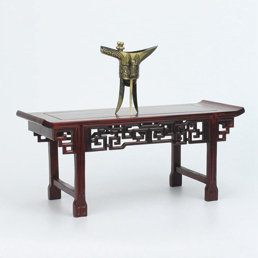 TEESONG 盆栽台座 リビングルーム 翡翠 ティーポット ディスプレイスタンド 木製 花瓶 ベース 植物ディスプレイスタンド 屋