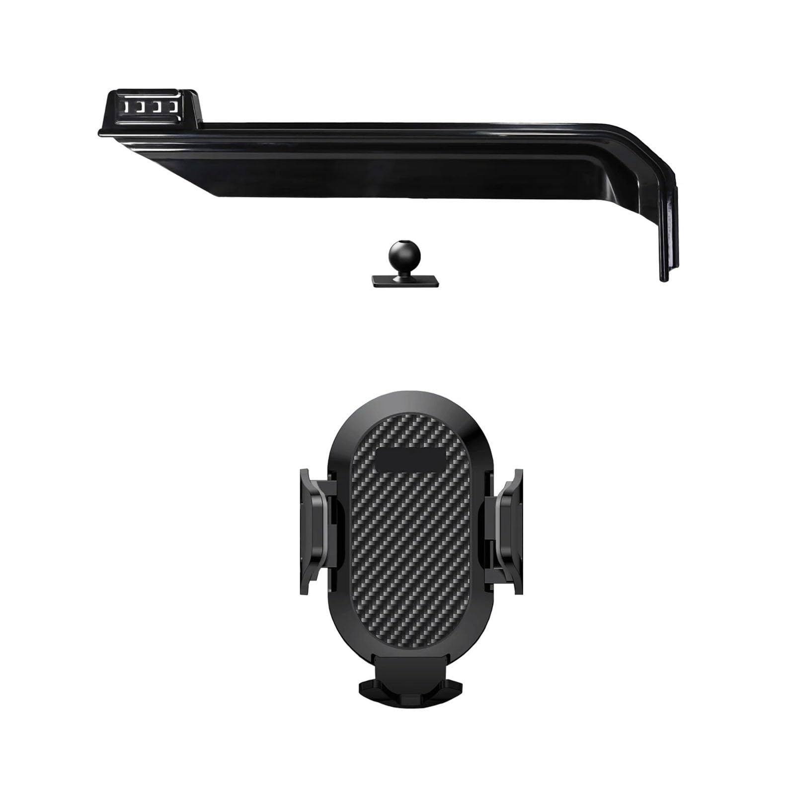 MOGFLMAN Car Phone Holder for Toyota Prado LC250 2024-2025, LHD Car Phone Holder