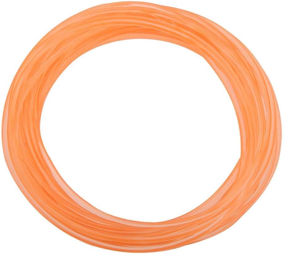 High Performance Round Belt,Poly Urethane Belting, PU Transmission Belt Polyurethane Round Belt for Drive Transmission,Orange (3mm*10m)