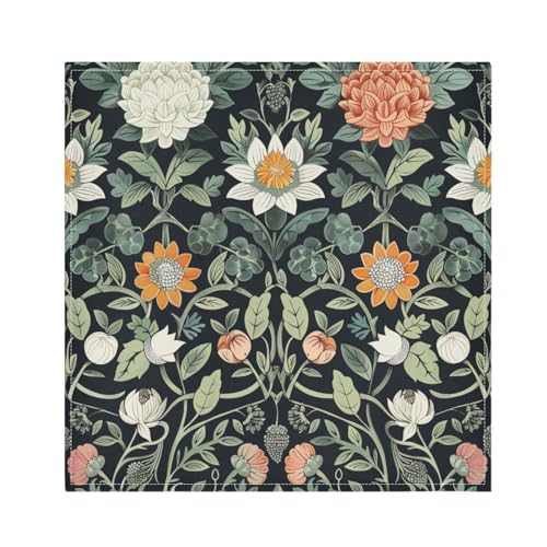 Servilletas de Tela William Morris Floral Coloridas 50.5x50.5 cm x6 miniatura 6
