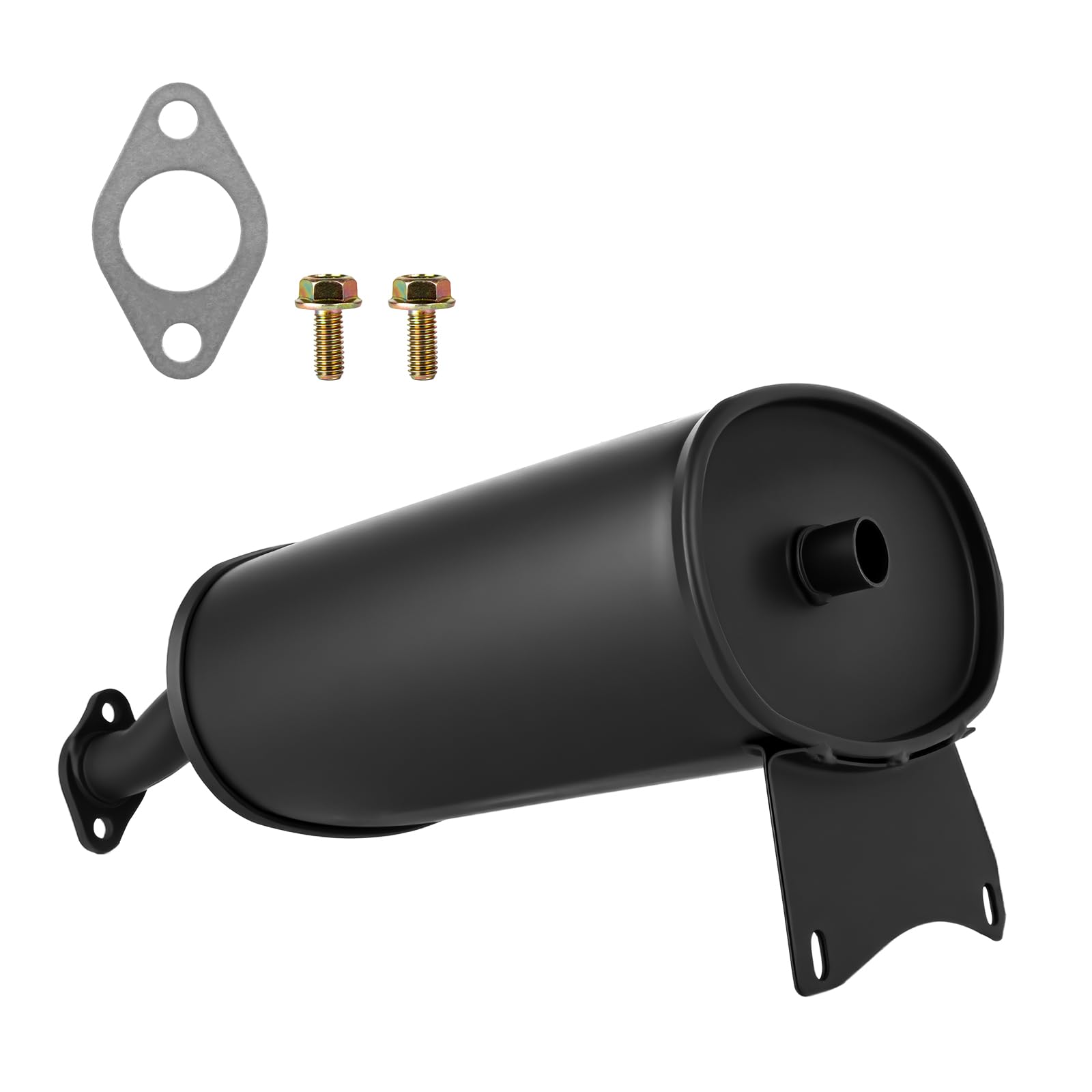Generator Muffler Compatible with Hon da GX340 GX390, Generator Silencer Kit Compatible with Clone 420cc - 459cc Champion CSA40017 Predator 56170-56171, Equipped with Washer and Screws