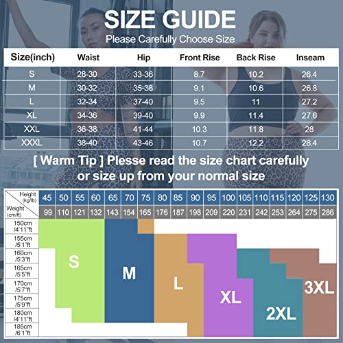 Yumsun Anti Cellulite Compression Leggings Cheetah Pants For Women High Waist Workout Leggings Honeycomb Leggings For Women Leopard Print Leggings #TOP5