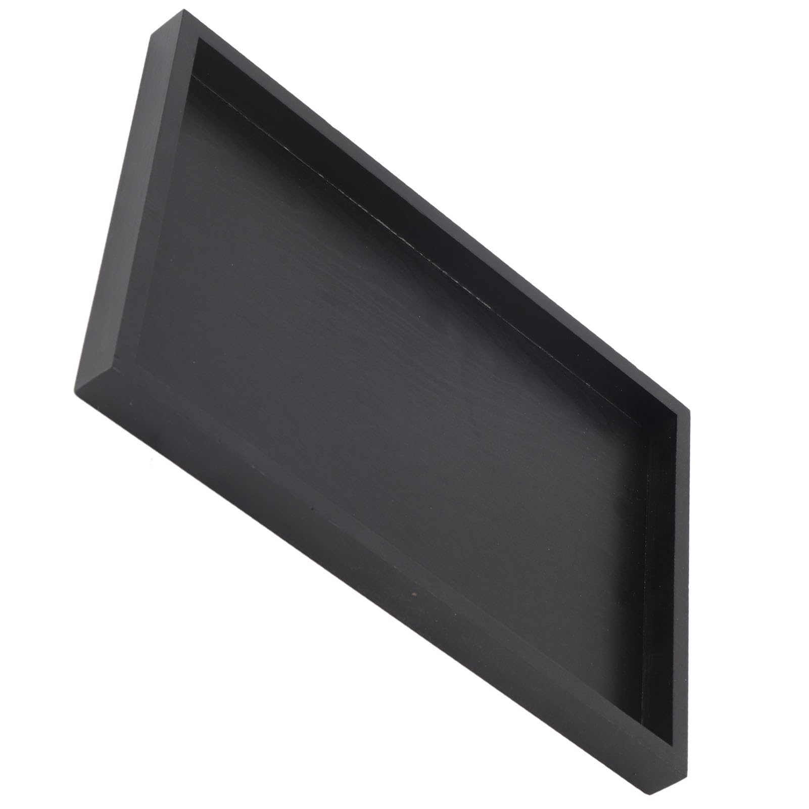 Cryfokt Tea Tray, Wooden Rectangular Serving Tray, Multifunctional Coffee Table Tray Decorative Tray, Snack Tray for Tea, Coffee, Breakfast, Fruits, Food (30 * 20 * 2cm)