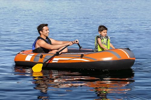 Bestway Schlauchboot-Set, Kondor 3000, 232 x 115 x 36 cm, 2 Erwachsene + 1 Kind